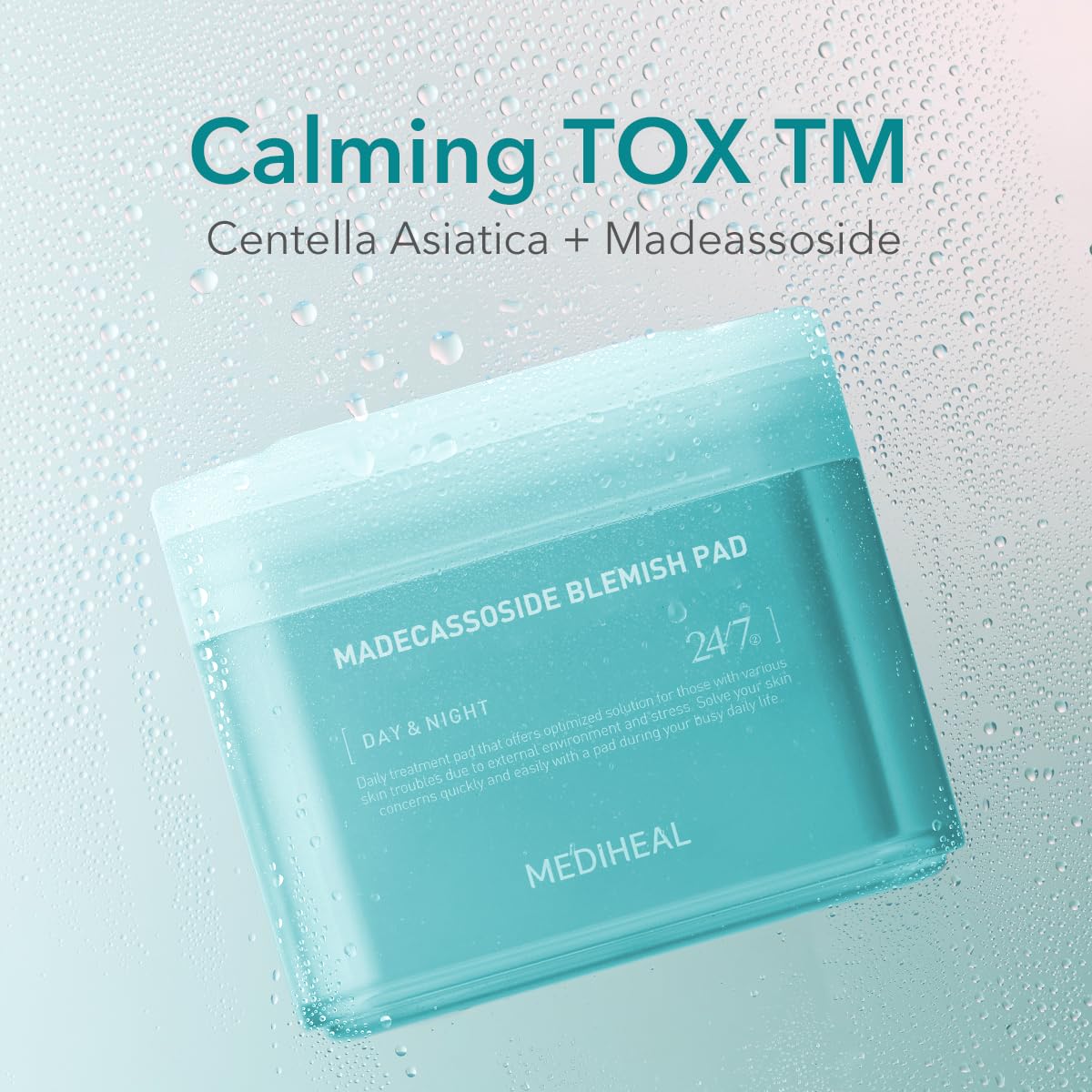 Foto 6 pulgar | Almohadilla Para Imperfecciones Mediheal Madecassoside De Repuesto, 100 Almohadillas - Venta Internacional.