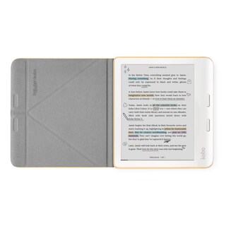Foto 4 | Funda Kobo Libra Colour Sleepcover, Color Amarillo Mantequilla, Piel Vegana - Venta Internacional.