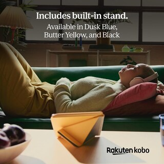 Foto 7 | Funda Kobo Libra Colour Sleepcover, Color Amarillo Mantequilla, Piel Vegana - Venta Internacional.
