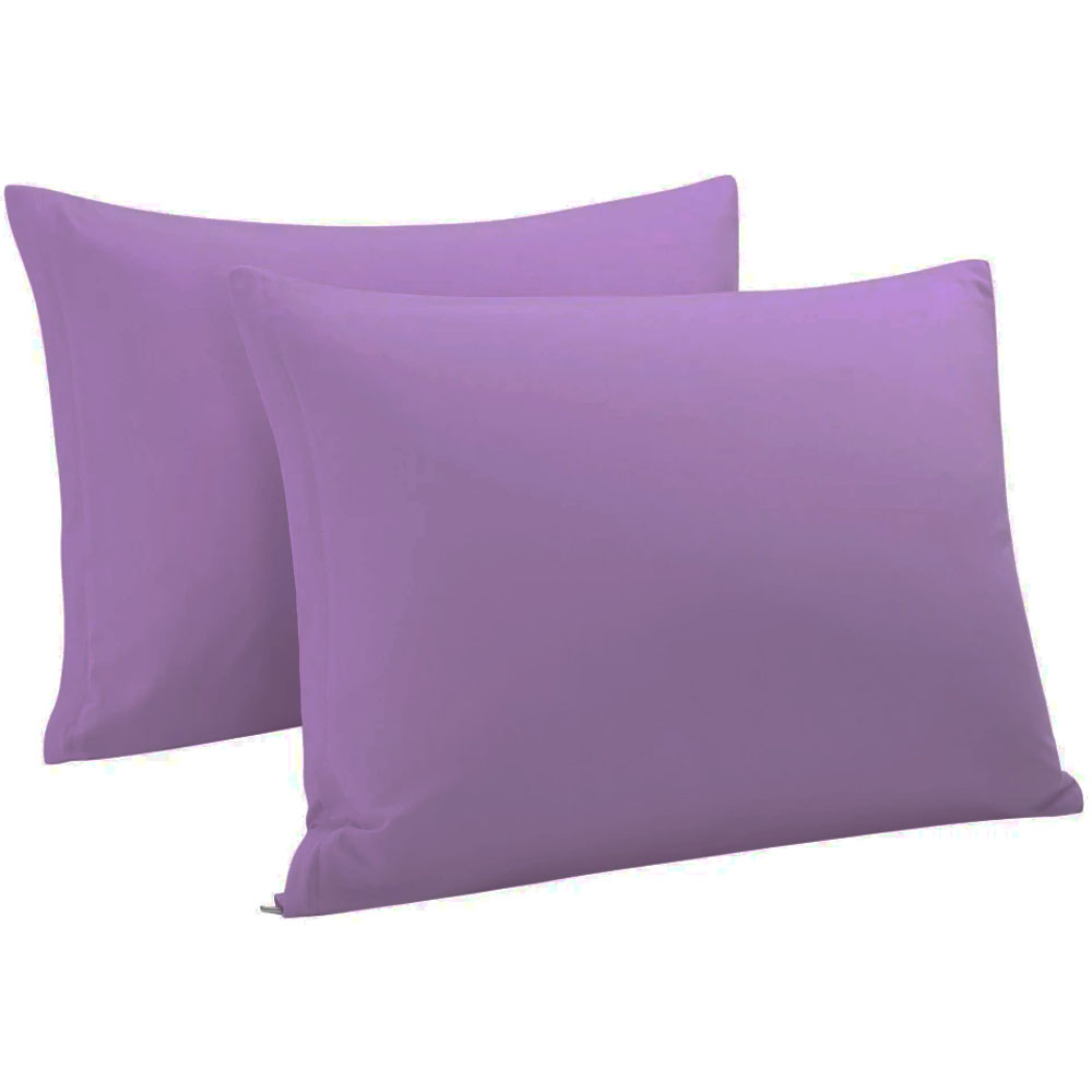 Fundas para Almohada Kyuden Home FND-LL color Púrpura 2 Piezas