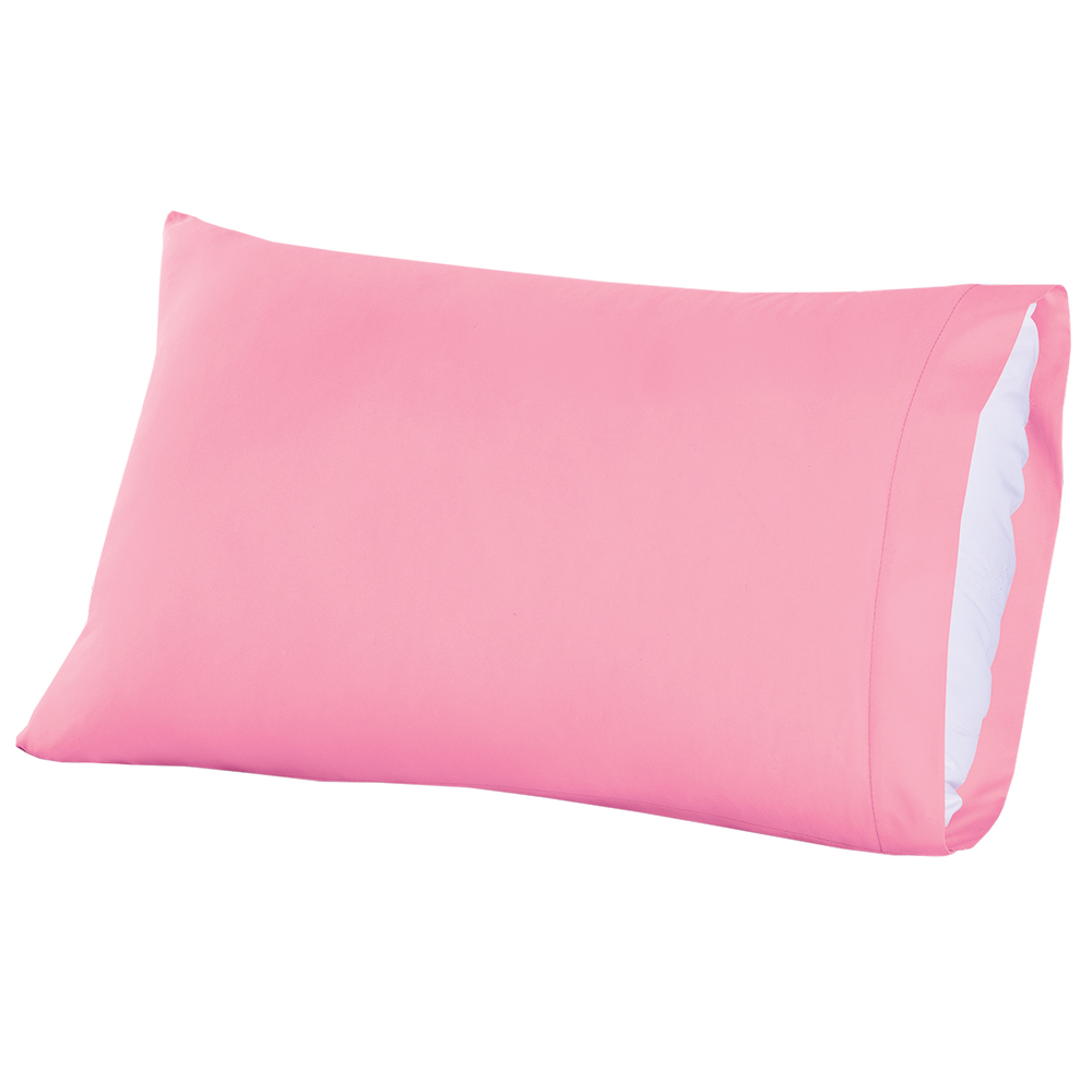Par de Fundas para Almohada Concord Esencial Estándar Rosa
