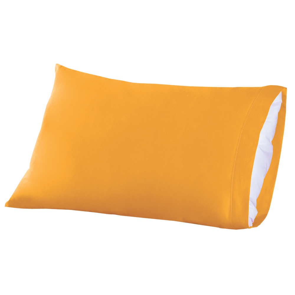 Funda de Almohada Concord Esencial color Mostaza