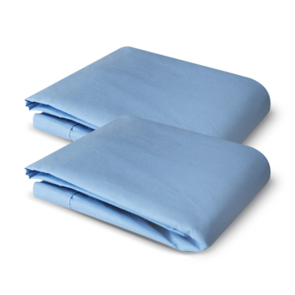 Foto 2 | Par de Fundas de Almohada Rebeca Algodón Confort 300 color Azul