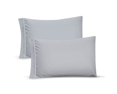 Foto 1 | Par de Fundas de Almohada Rebeca Microfibra Koala color Gris Perla King Size