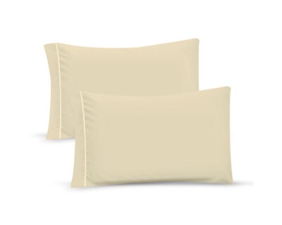 Foto 1 | Par de Fundas de Almohada Rebeca Microfibra Koala color Beige Estándar