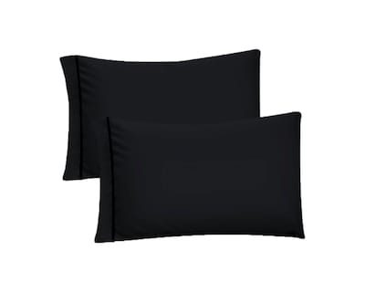 Foto 1 | Par de Fundas de Almohada Rebeca Microfibra Koala color Negro