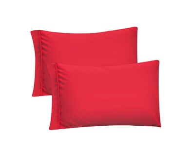 Foto 1 | Par se Fundas de Almohada Rebeca Microfibra Koala color Rojo