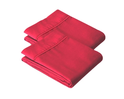 Foto 2 | Par se Fundas de Almohada Rebeca Microfibra Koala color Rojo