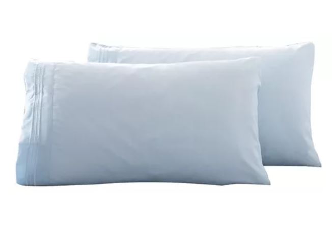 Foto 1 | 2 Fundas De Almohada King Size, Azul Claro