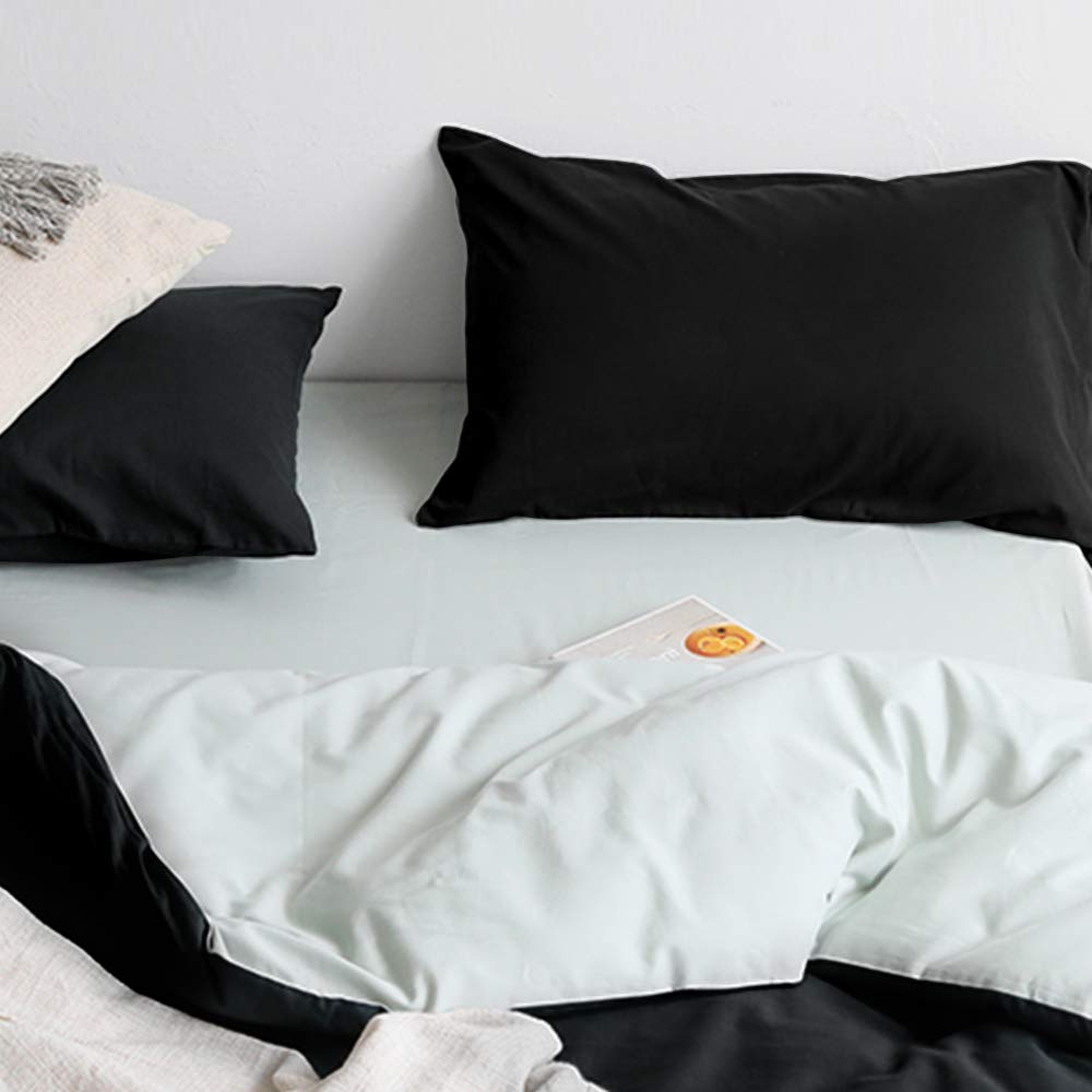 Foto 2 | Fundas De Almohada Flxxie Microfiber Queen De 20 X 30 Cm, Color Negro (paquete De 2) - Venta Internacional.