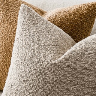 Foto 4 | Funda De Almohada Foindtower Textured Boucle Oatmeal, 45 X 45 Cm (2-p) - Venta Internacional.