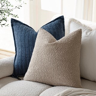Foto 5 | Funda De Almohada Foindtower Textured Boucle Oatmeal, 45 X 45 Cm (2-p) - Venta Internacional.