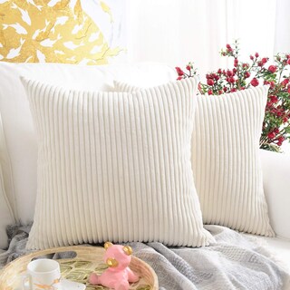 Foto 1 | Funda De Almohada Mernette Decorativa De Pana, 45 X 45 Cm (paquete De 2) - Venta Internacional.