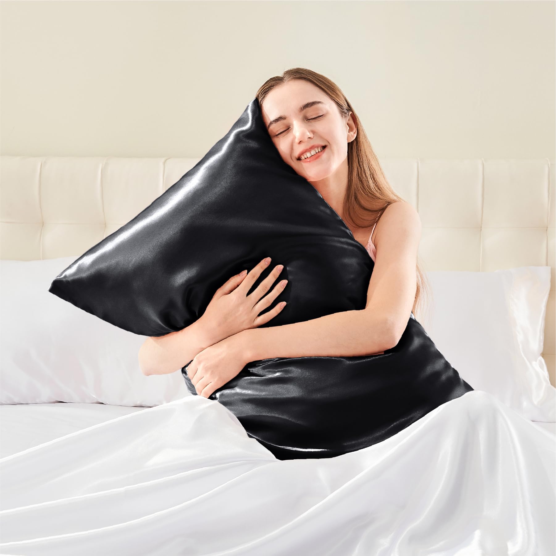 Foto 3 pulgar | Funda De Almohada Corporal Bedelite Satin Silk 100% Poliéster - Venta Internacional.