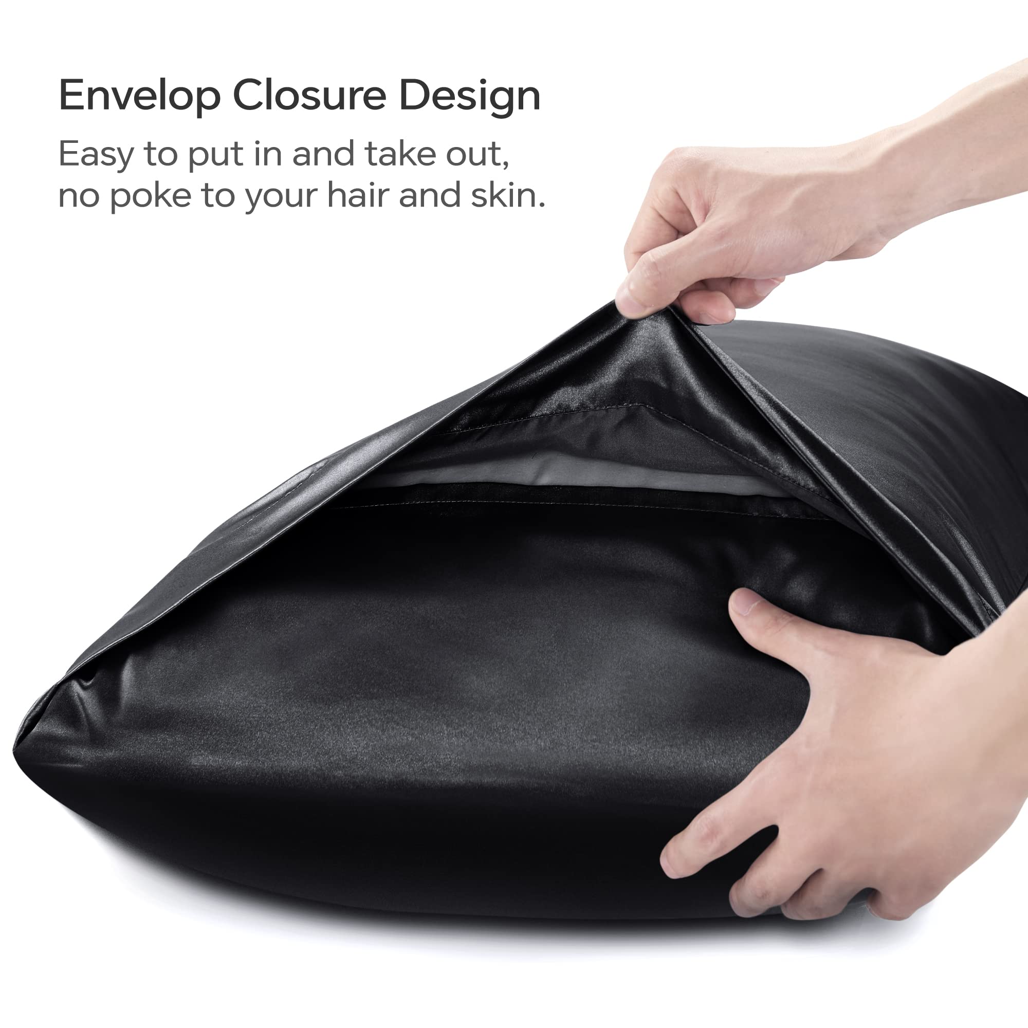Foto 5 pulgar | Funda De Almohada Corporal Bedelite Satin Silk 100% Poliéster - Venta Internacional.