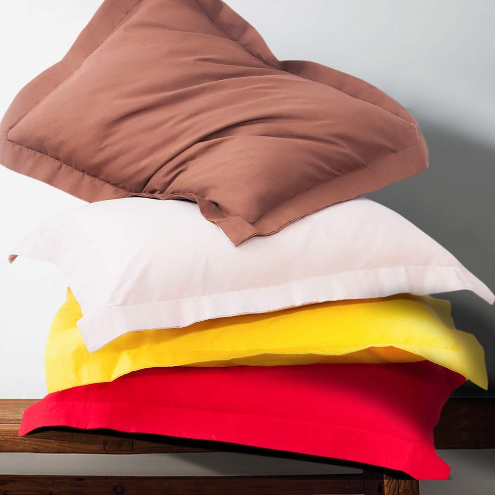 Foto 2 | Funda De Almohada Ntbay De Microfibra Cepillada, 66 X 66 Cm, Color Blanco, 2 Unidades - Venta Internacional.