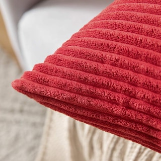 Foto 3 | Fundas De Almohada Miulee De Pana Suave Y Sólida, 45 X 45 Cm, Color Rojo, Paquete De - Venta Internacional.