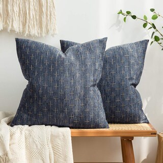 Foto 1 | Funda De Almohada Miulee Decorativa De Lino De Arpillera De 45 X 45 Cm, Paquete De - Venta Internacional.