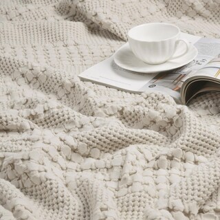 Foto 4 | Fundas De Almohada Phf Waffle 100% Algodón, Tamaño Estándar 20 X 26 Cm, 2 P - Venta Internacional.