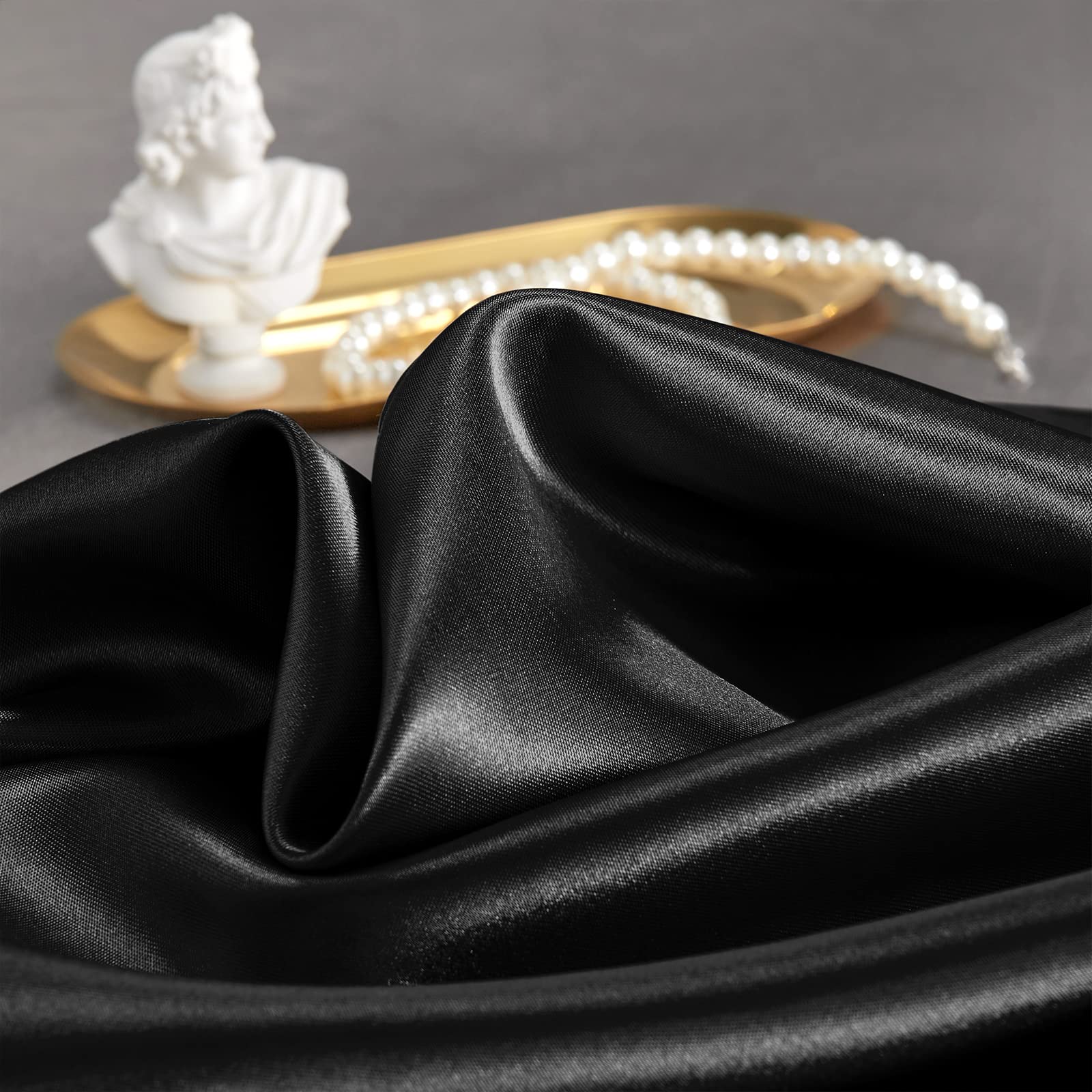 Foto 8 pulgar | Funda De Almohada Cozylux De Satén De Seda Para Cabello/piel Queen 2, Color Negro - Venta Internacional.
