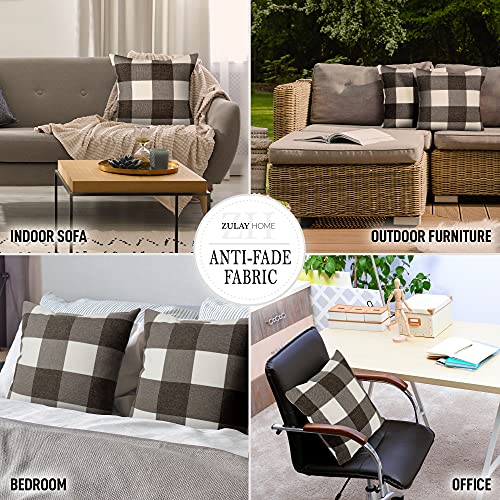 Foto 6 pulgar | Fundas de Almohada Zulay Home A Cuadros 2 Piezas - Venta Internacional