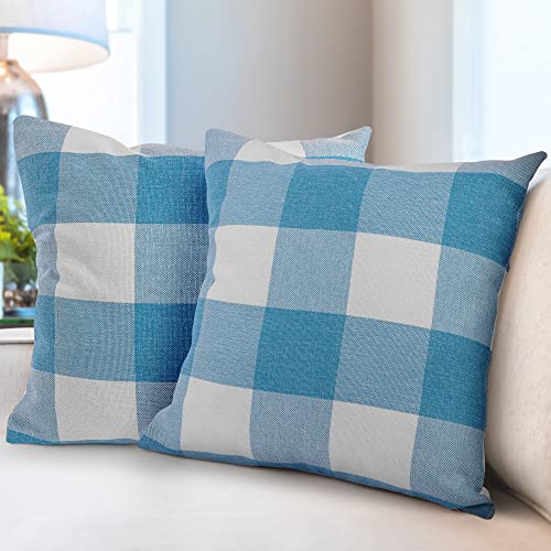 Fundas de Almohada Zulay Home a Cuadros 2 Piezas - Venta Internacional