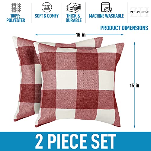 Foto 4 pulgar | Fundas De Almohada A Cuadros, Paquete De 2 - Venta Internacional.