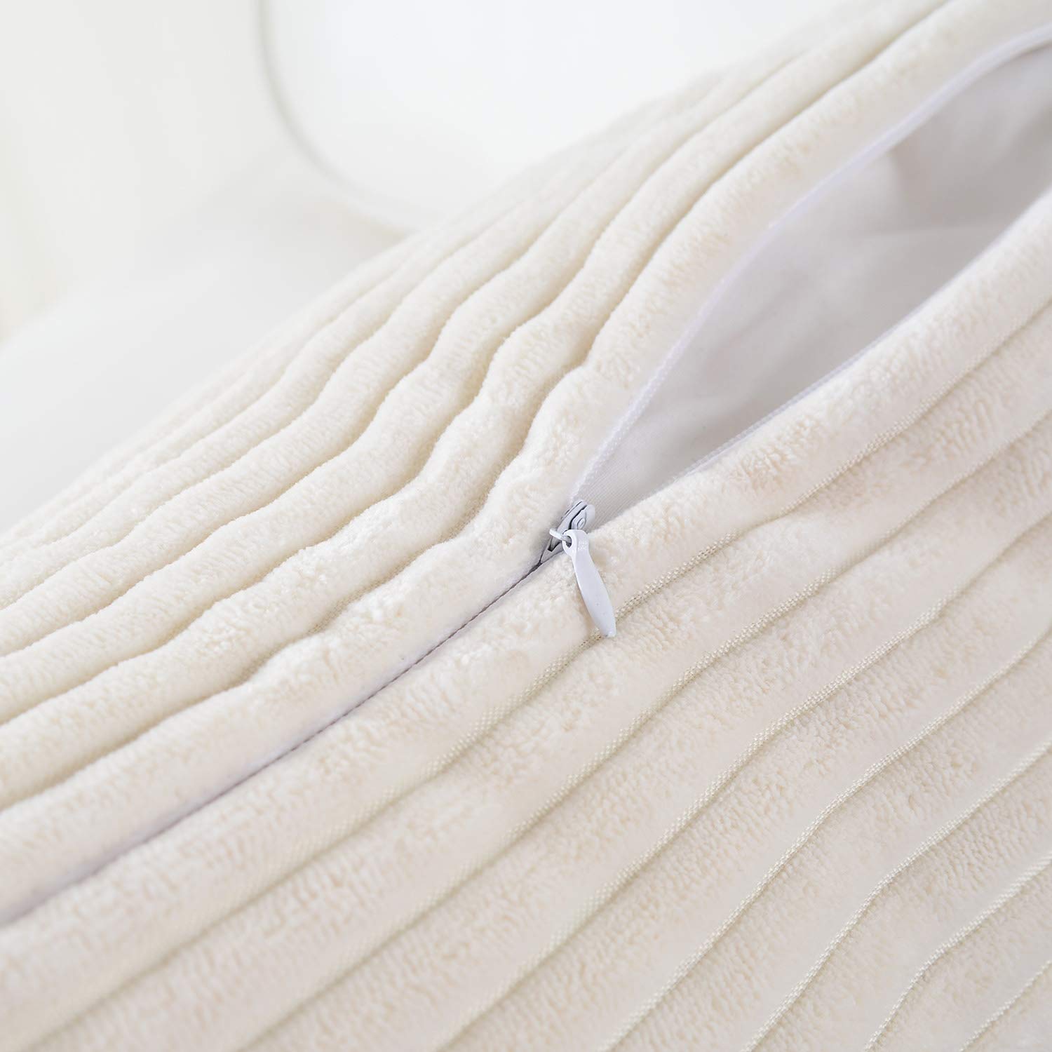 Foto 4 pulgar | Funda De Almohada Mernette Decorativa De Pana, 45 X 45 Cm (paquete De 2) - Venta Internacional.