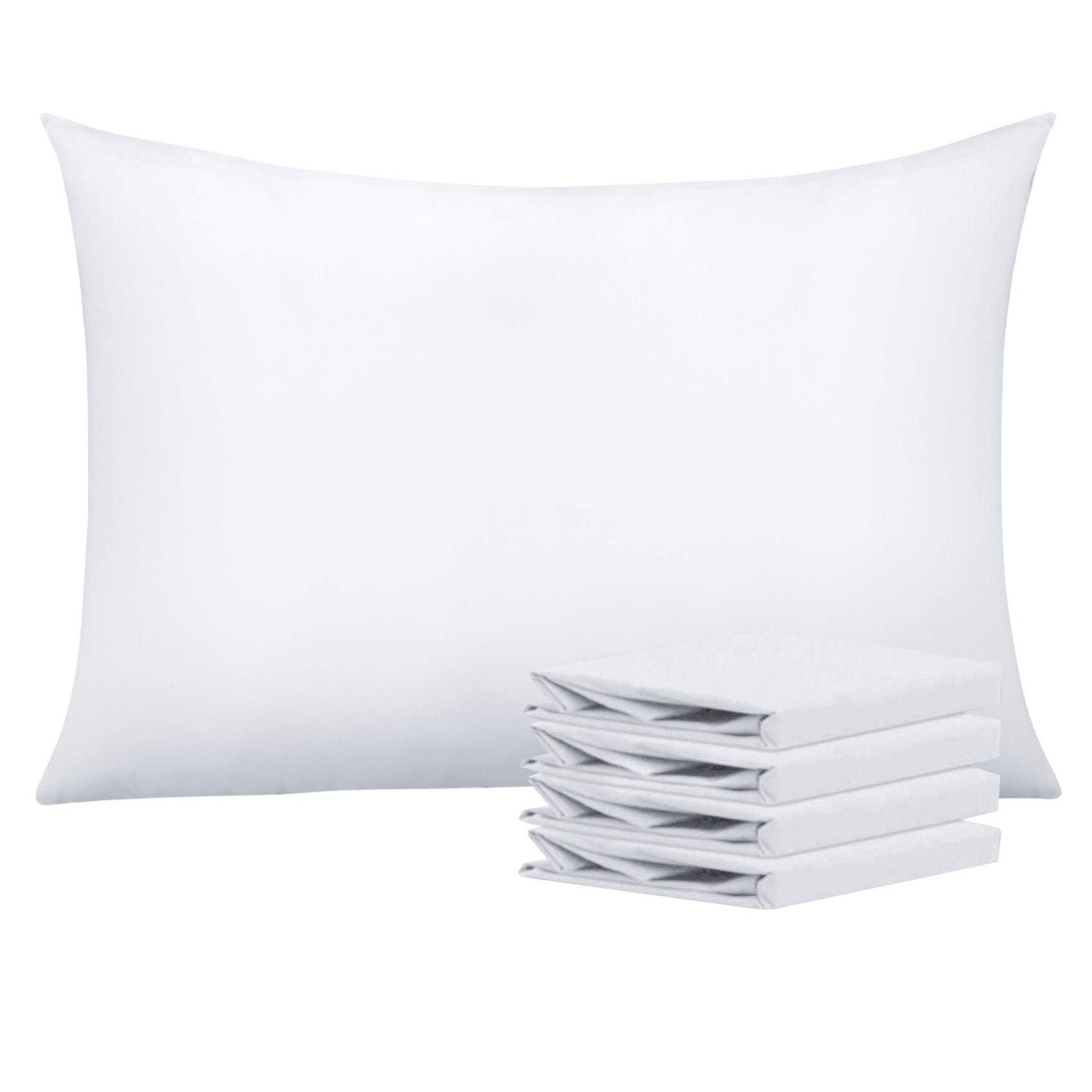 Juego De Fundas De Almohada Ntbay Queen Size 4, Paquete De 20 X 30 Pulgadas, Color Blanco - Venta Internacional.