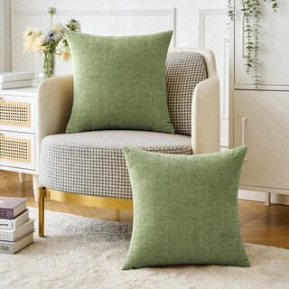 Foto 5 | Fundas De Almohada Miulee, Suave Felpilla Verde Salvia, 45 X 45 Cm, Paquete De 2 - Venta Internacional.