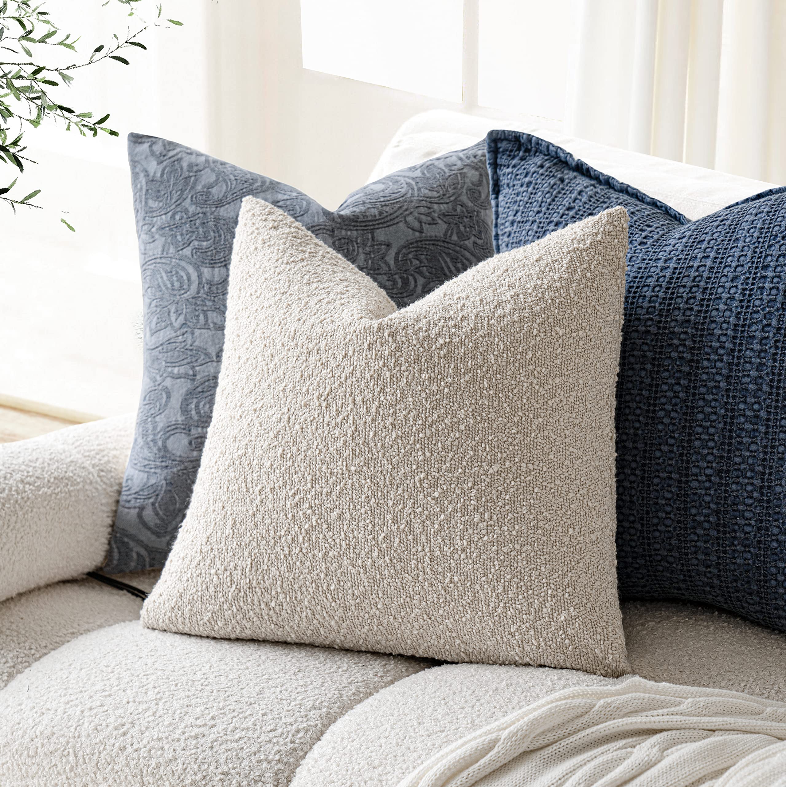 Foto 6 pulgar | Fundas De Almohada Foindtower Texturizadas Boucle De 45 X 45 Cm (paquete De 2) - Venta Internacional.