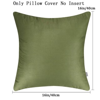Foto 2 | Funda de Cojín Thmyo 100% Algodón 40x40cm Verde Oliva Paquete de 4 - Venta Internacional