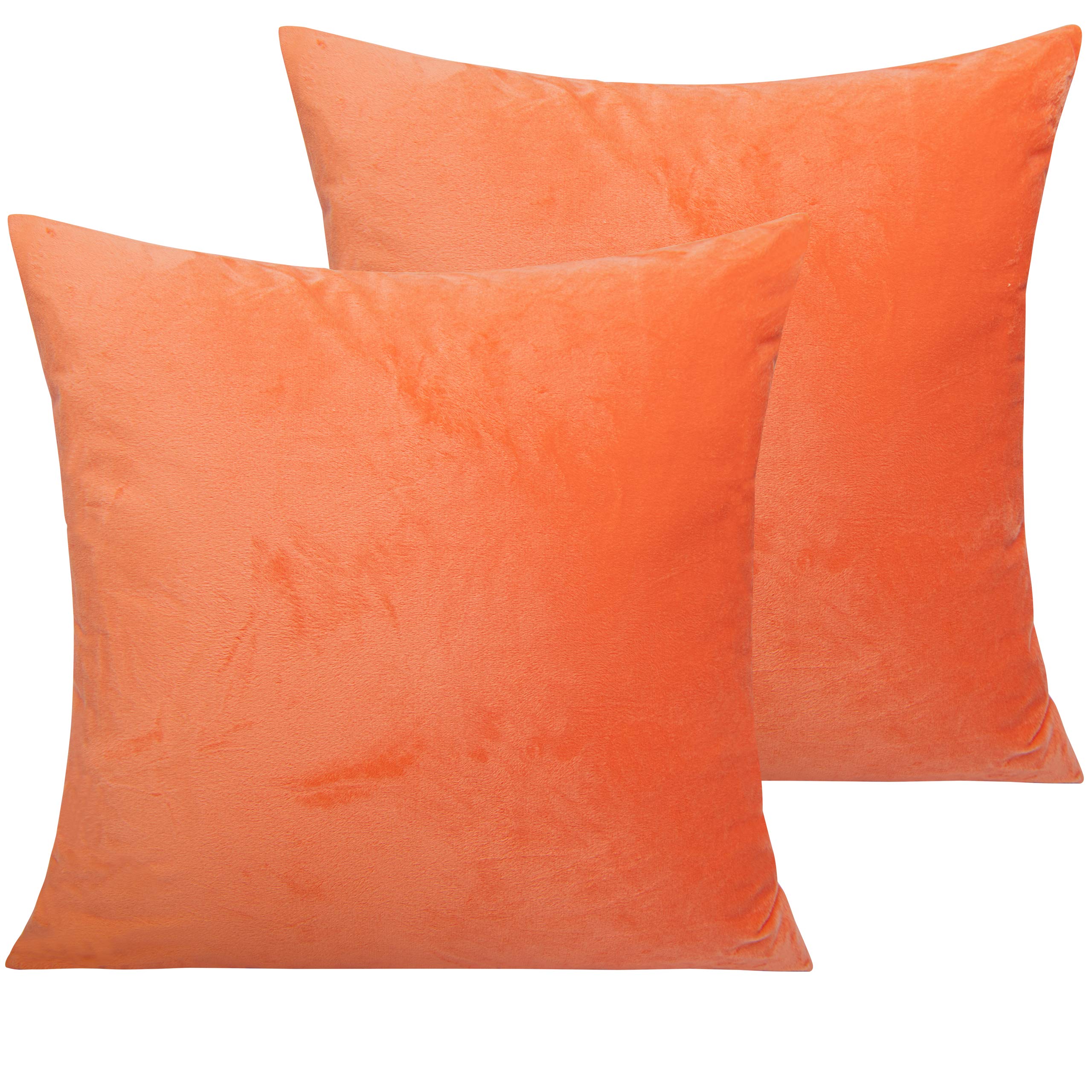 Foto 2 pulgar | Fundas de Almohada NTBAY Velvet Paquete de 2 Unidades 50 x 50 cm color Naranja - Venta Internacional