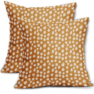 Foto 1 | Fundas de Almohada Sweetshow con Lunares Amarillo Mostaza y Crema 50 x 50 cm - Venta Internacional