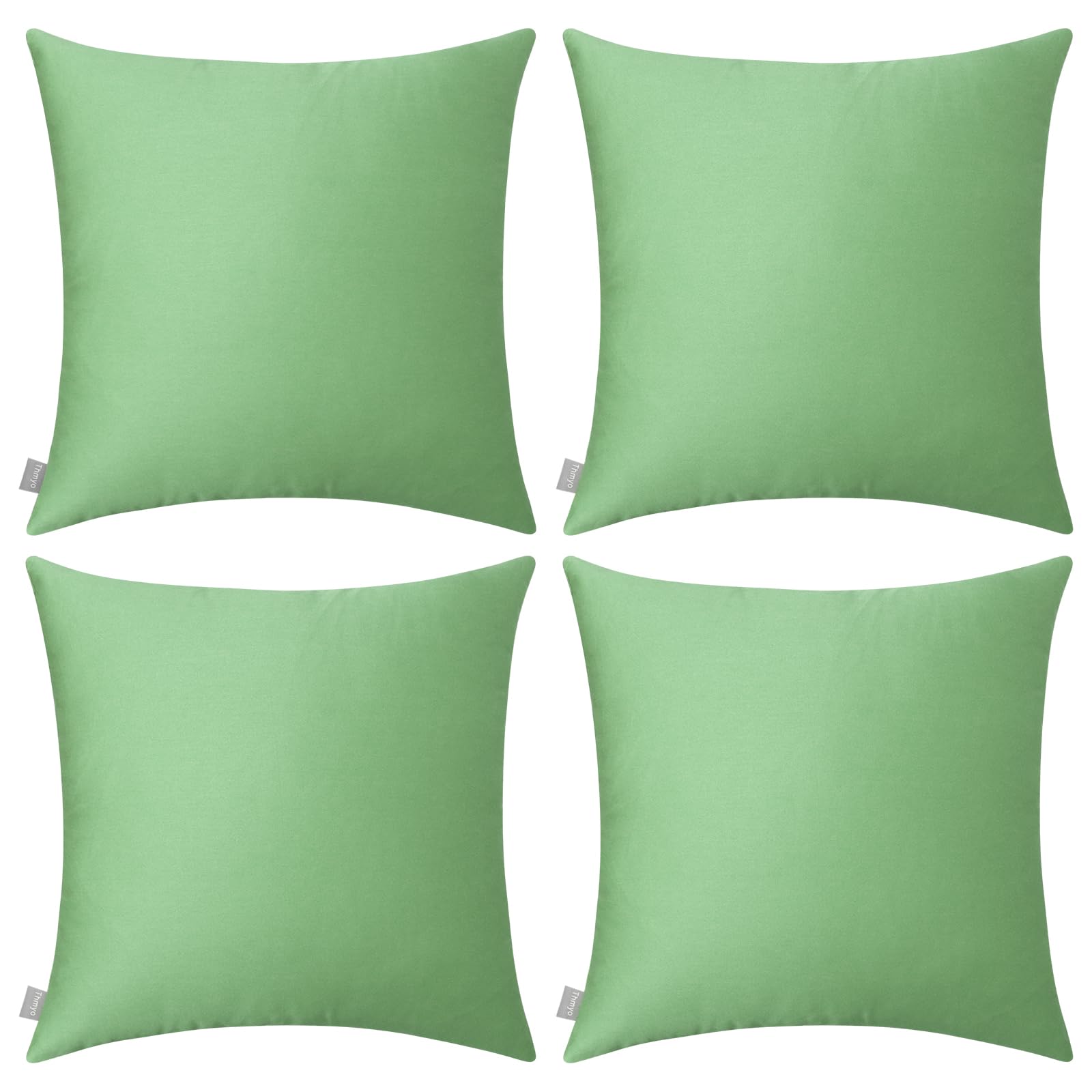 Foto 2 pulgar | Fundas de Cojín Thmyo de Algodón 100% 45 x 45 cm Paquete de 4 color Verde - Venta Internacional