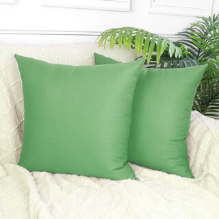 Foto 2 | Fundas de Cojín Thmyo de Algodón 100% 45 x 45 cm Paquete de 4 color Verde - Venta Internacional