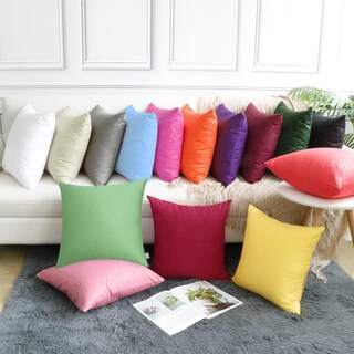 Foto 4 | Fundas de Cojín Thmyo de Algodón 100% 45 x 45 cm Paquete de 4 color Verde - Venta Internacional