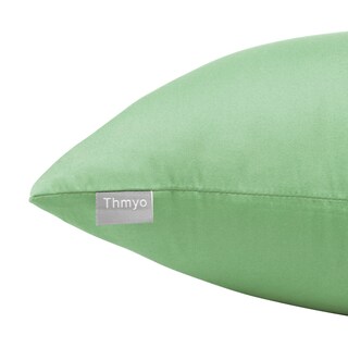Foto 6 | Fundas de Cojín Thmyo de Algodón 100% 45 x 45 cm Paquete de 4 color Verde - Venta Internacional