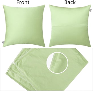 Foto 7 | Funda de Cojín Thmyo 100% Algodón 40 X 40 Cm color Verde Guisante Claro - Venta Internacional