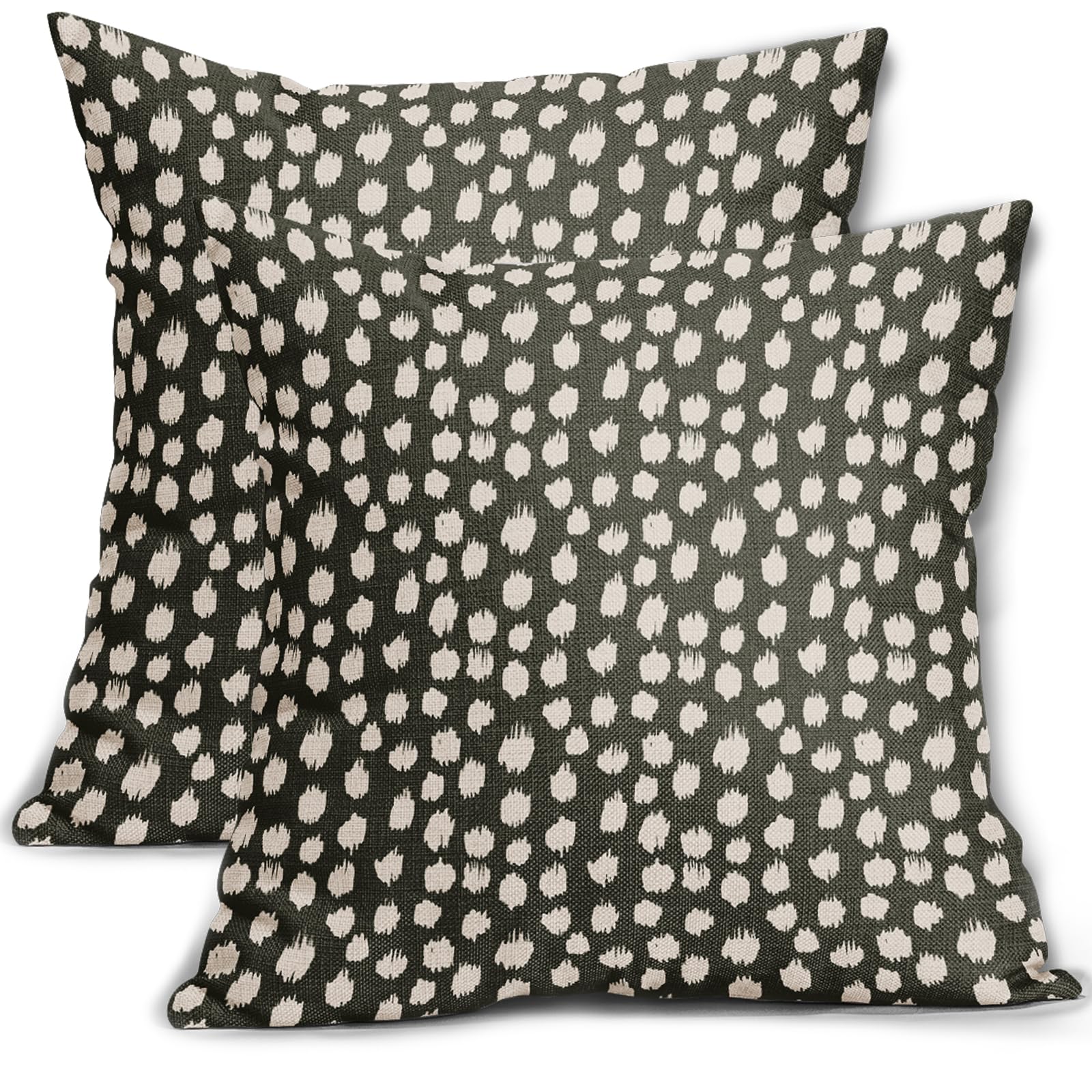 Foto 2 pulgar | Fundas de Almohada Sweetshow con Lunares Verdes 40x40 cm Juego de 2 - Venta Internacional