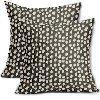 Foto 1 | Fundas de Almohada Sweetshow con Lunares Verdes 40x40 cm Juego de 2 - Venta Internacional