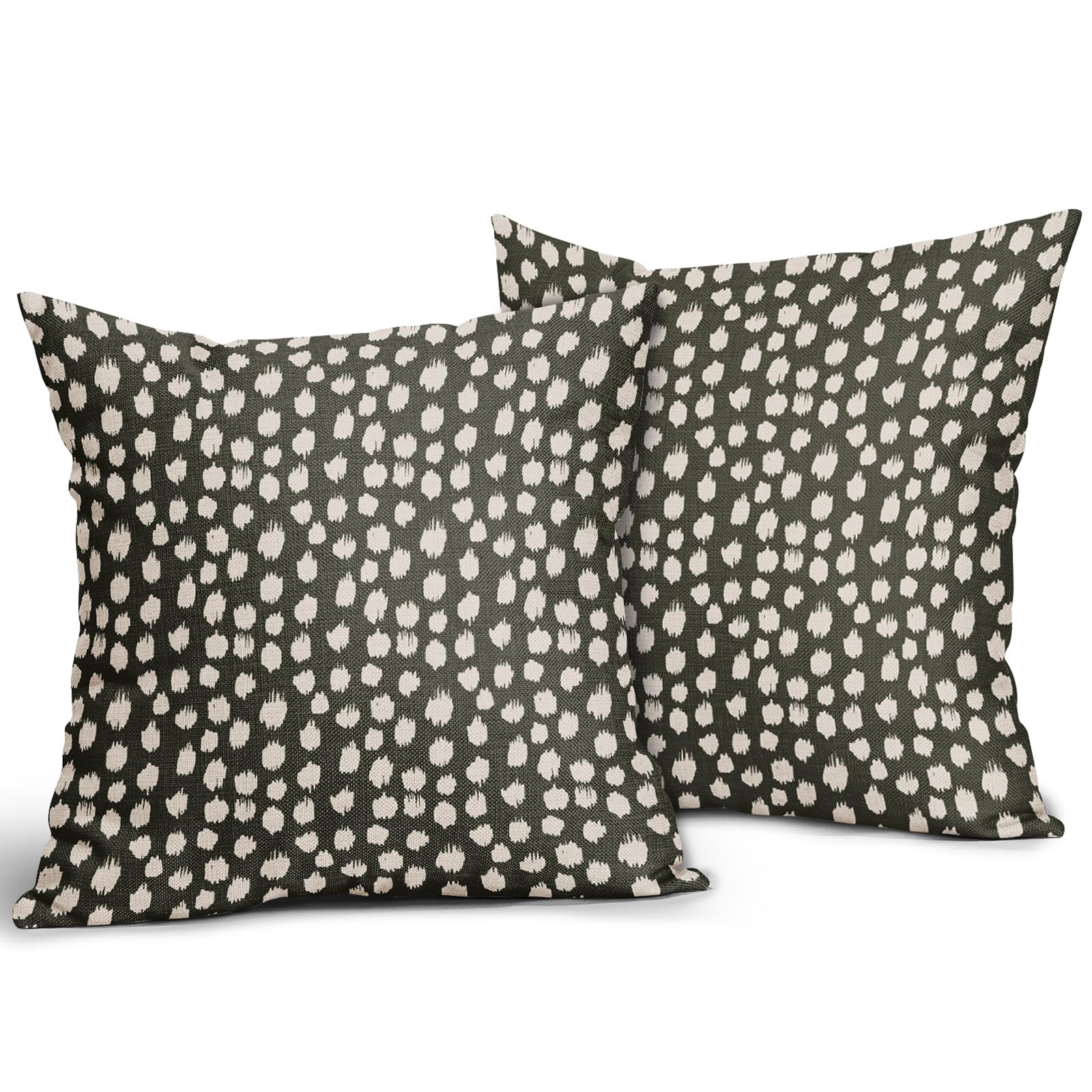 Foto 3 pulgar | Fundas de Almohada Sweetshow con Lunares Verdes 40x40 cm Juego de 2 - Venta Internacional