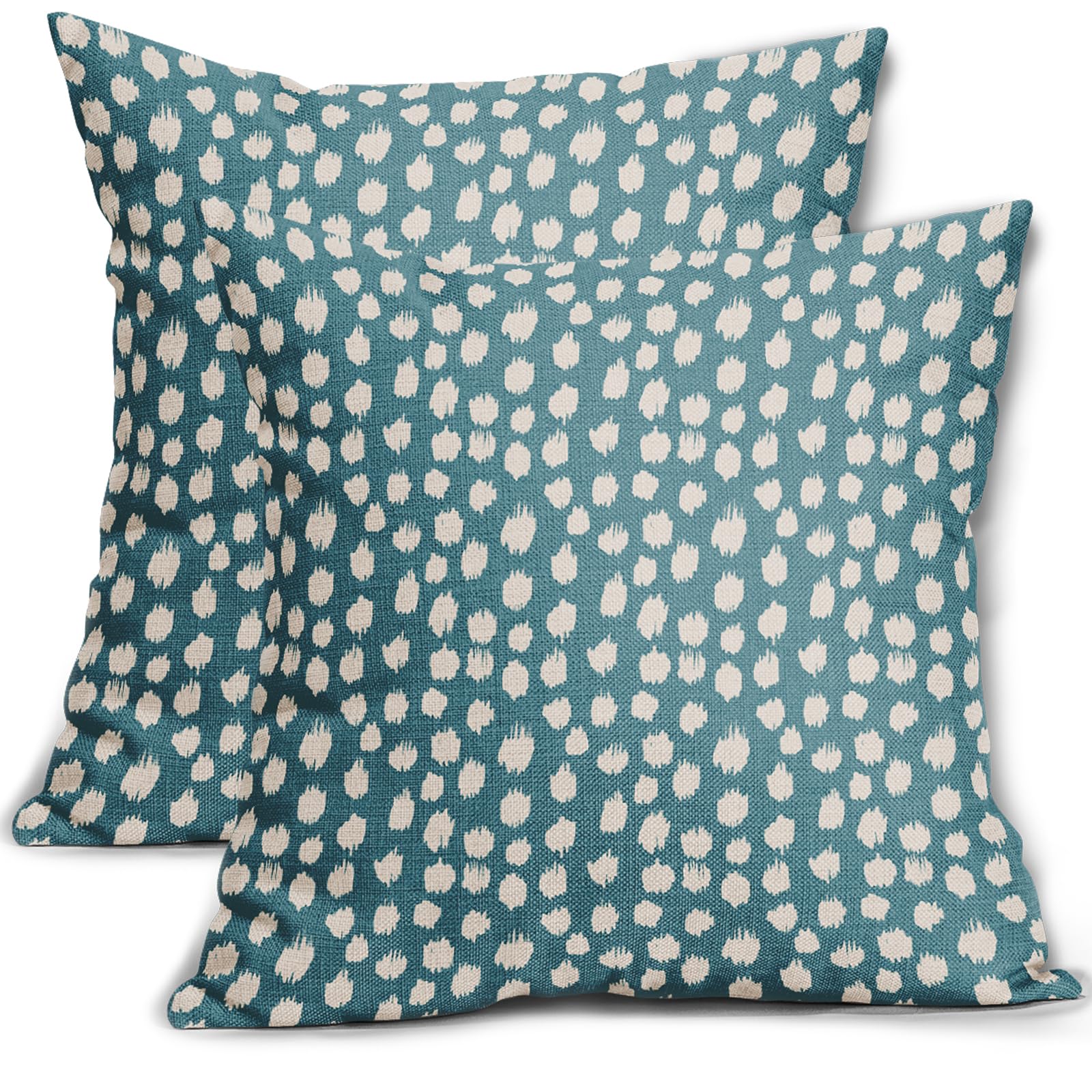 Foto 2 pulgar | Fundas de Almohada Sweetshow Aqua Cream Dots 40 x 40 cm 2 Piezas- Venta Internacional