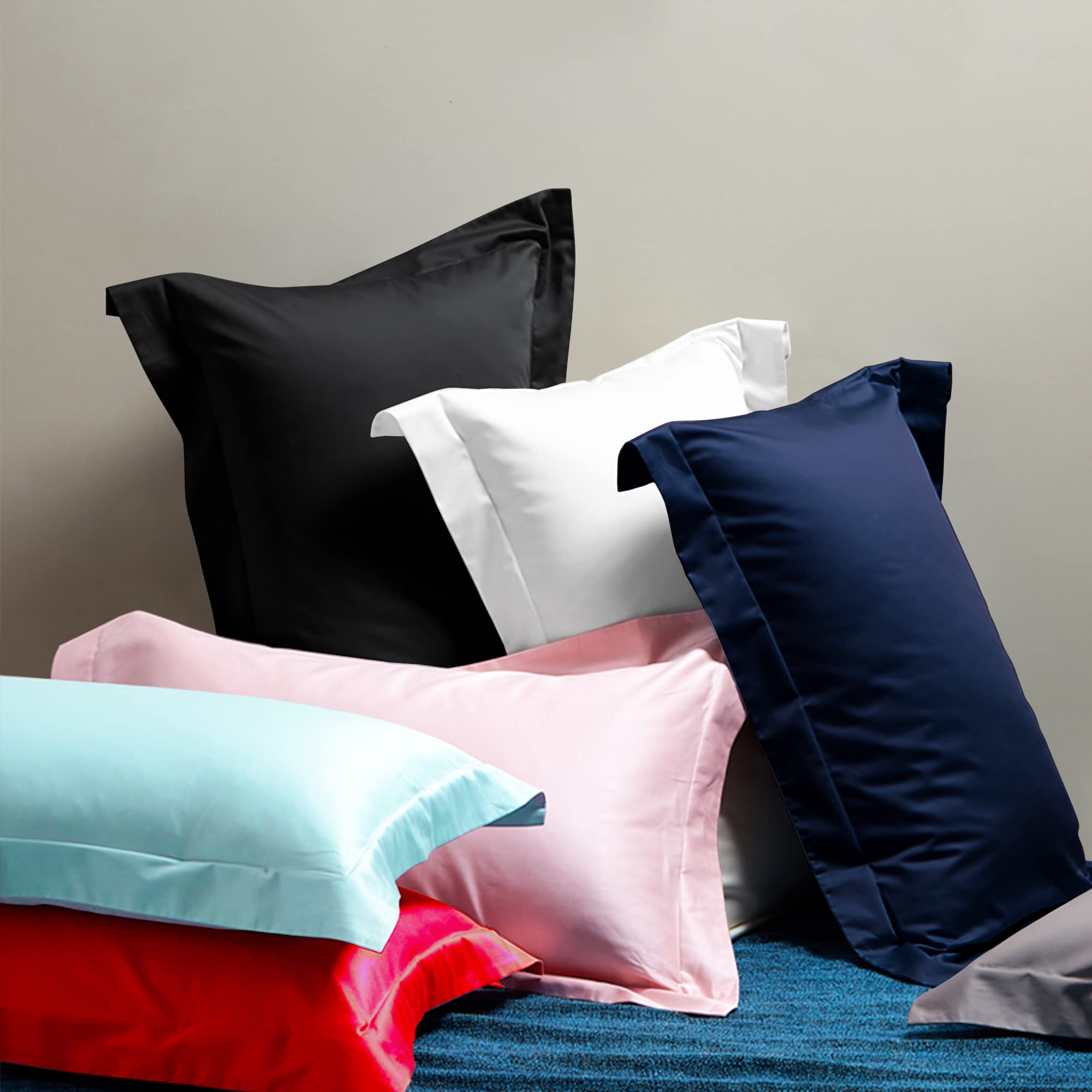 Foto 7 pulgar | Fundas de Almohada Ntbay 500 Hilos Algodón Egipcio Rosa 2 Piezas - Venta Internacional