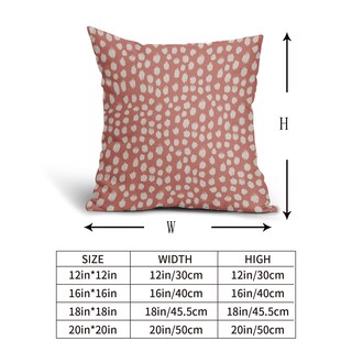 Foto 5 | Fundas de Almohada Sweetshow con Lunares Rosa Coral 50 x 50 cm 2 Piezas - Venta Internacional