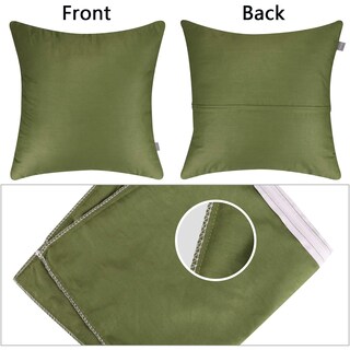 Foto 6 | Funda de Cojín Thmyo 66 x 66 cml Verde Oliva 4 Unidades - Venta Internacional