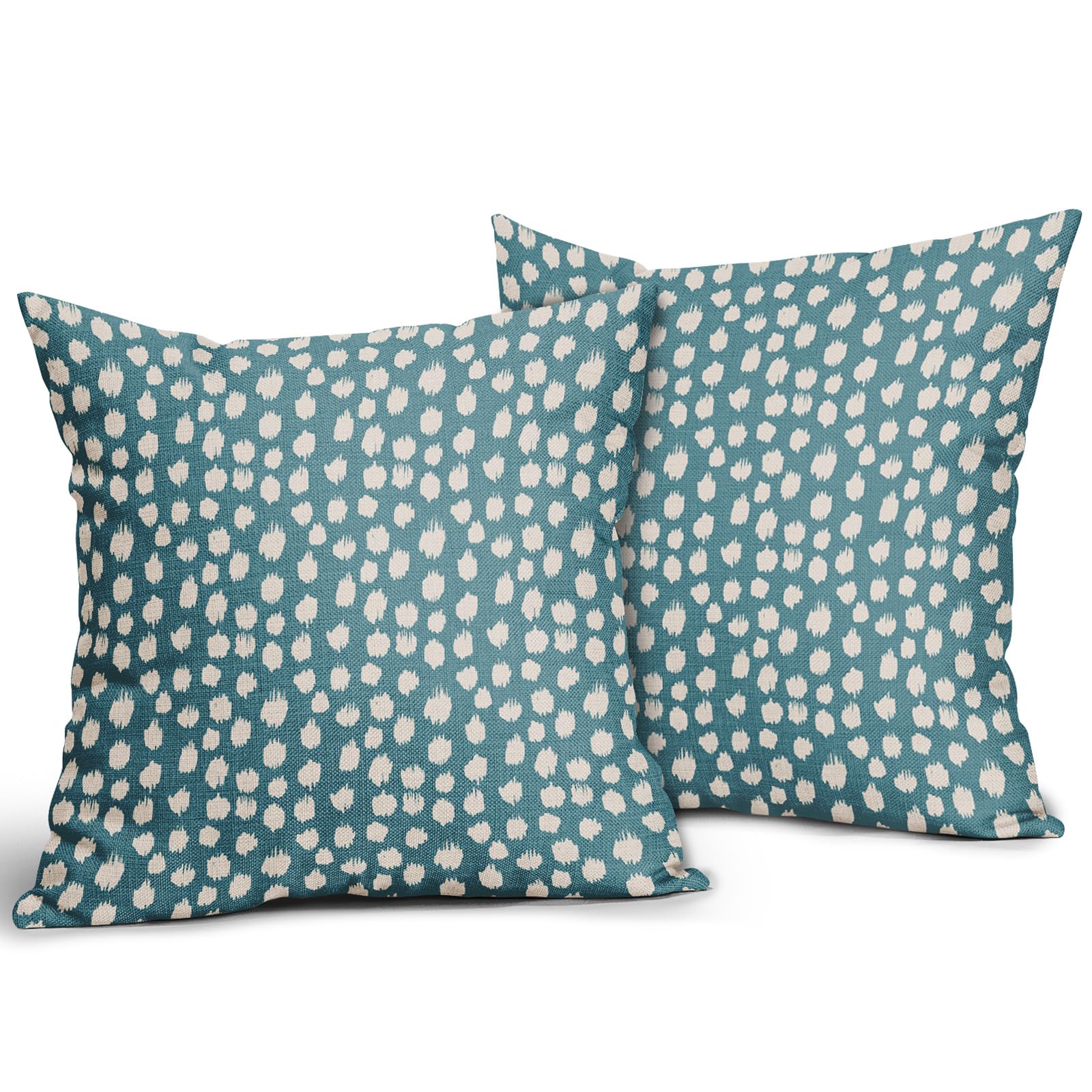 Foto 3 pulgar | Fundas de Almohada Sweetshow Aqua Cream Dots 45 x 45 cm 2 Piezas - Venta Internacional