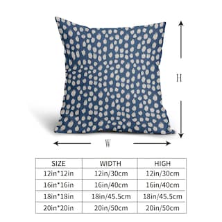 Foto 5 | Fundas de Almohada Sweetshow con Lunares Azules 2 Piezas - Venta Internacional