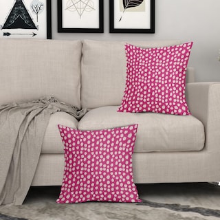Foto 3 | Fundas de Almohada Sweetshow con Lunares Rosa 40 x 40 cm 2 Piezas - Venta Internacional