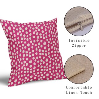 Foto 4 | Fundas de Almohada Sweetshow con Lunares Rosa 40 x 40 cm 2 Piezas - Venta Internacional